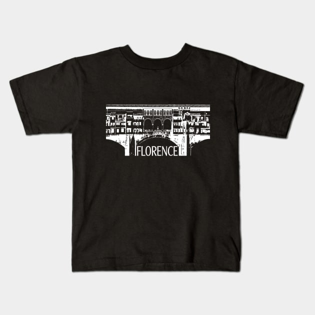 Florence Kids T-Shirt by TravelTs